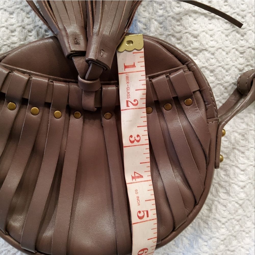 Cynthia Vincent Billy Leather Tassel Crossbody - Picture 9 of 10